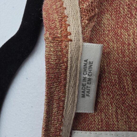 Volcom Sweater Mens Medium Orange Stand Not Swtr Pullover Pocket Crewneck Casual - Picture 6 of 10